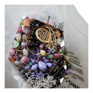 2 Pounds VTG To Now Costume Jewelry Craft Wear